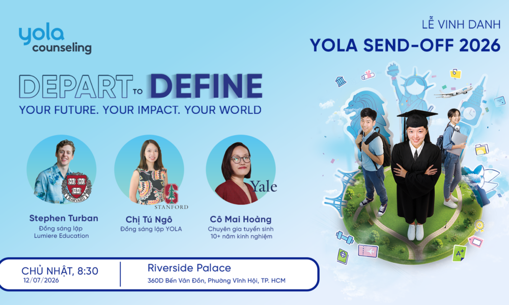 LỄ VINH DANH HỌC VIÊN YOLA SEND-OFF 2026: DEPART TO DEFINE